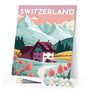 Paint by Numbers - Travel Poster Lucerne