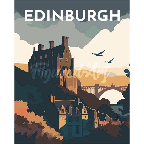 Travel Poster Edinburgh