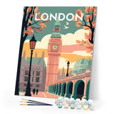 Paint by Numbers - Travel Poster London 2
