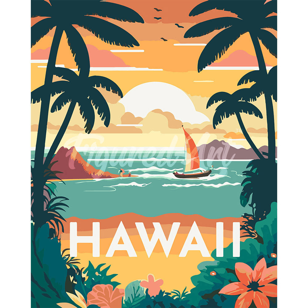 Travel Poster Hawaii