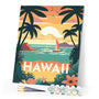 Paint by Numbers - Travel Poster Hawaii