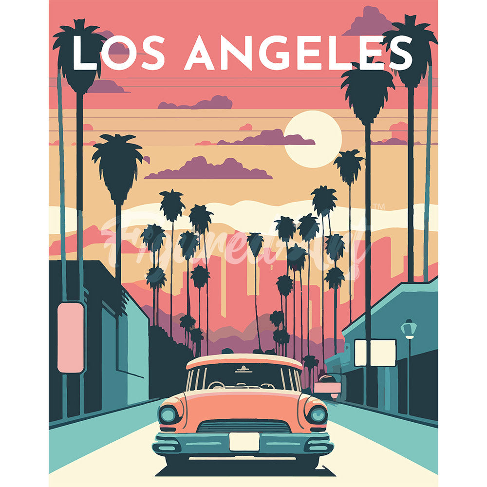 Travel Poster Los Angeles