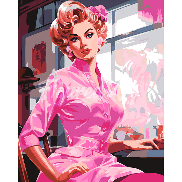 Vintage Pink Diva