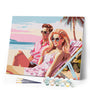 Paint by numbers kit Beachside Diva Love Figured'Art