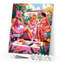 Paint by numbers kit Garden Gossip Girls Figured'Art