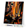 Paint by numbers kit for adults Art Deco Man playing Piano Figured'Art