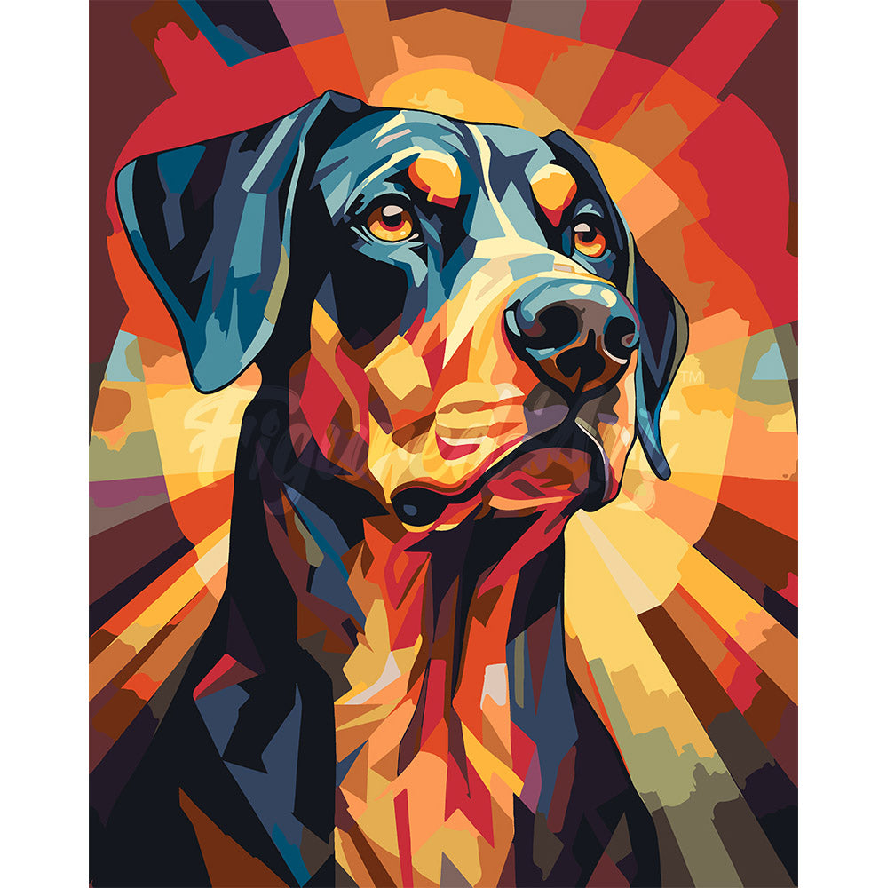 Art Deco Dog