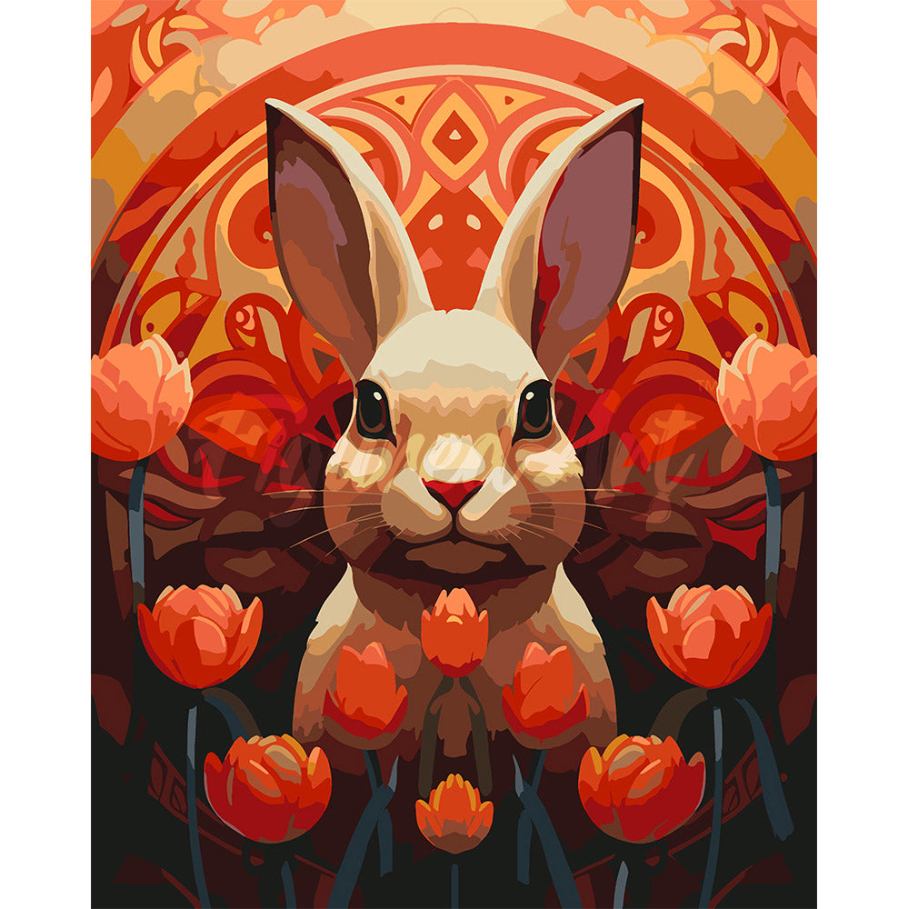 Rabbit Art Deco