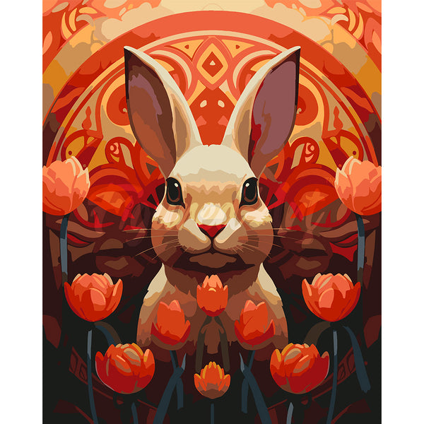 Rabbit Art Deco
