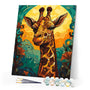 Paint by numbers kit Giraffe Art Deco Figured'Art