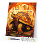Paint by numbers kit Turtle Art Deco Figured'Art