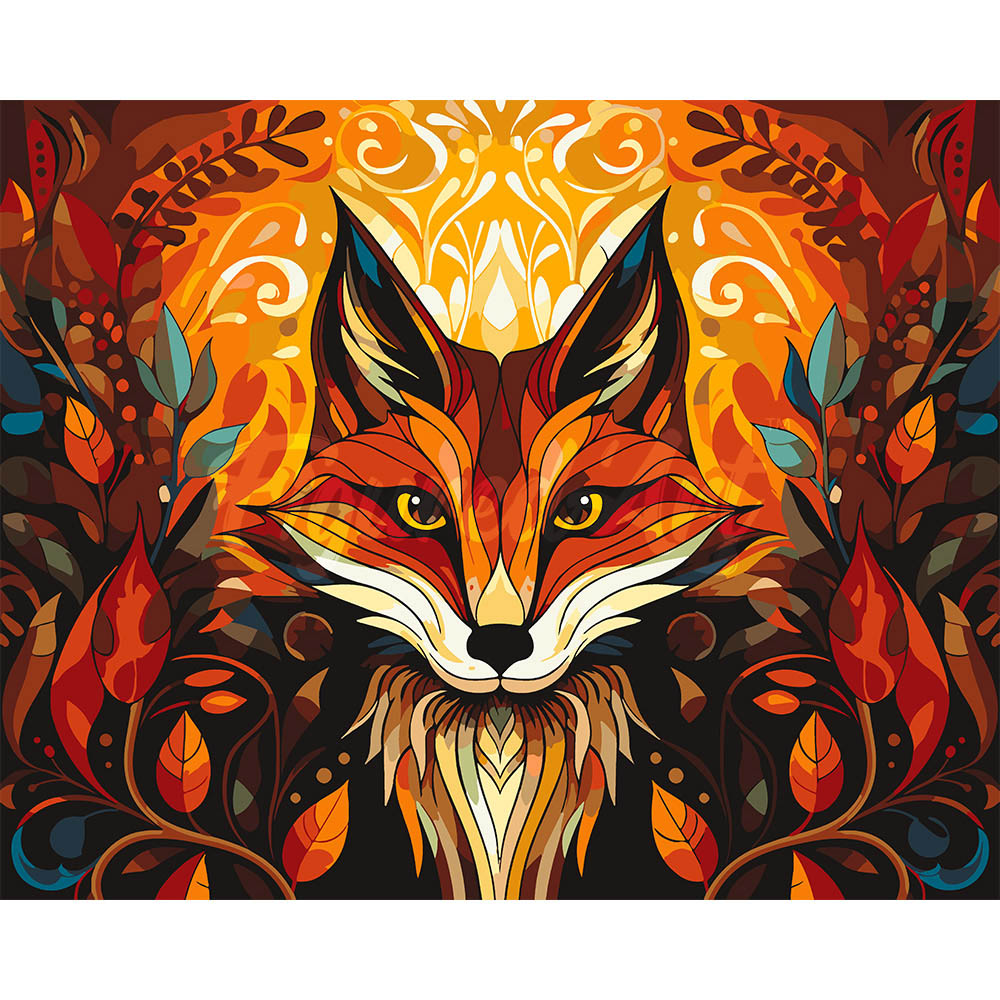 Fox Art Deco