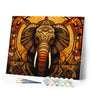 Paint by numbers kit Elephant Art Deco Figured'Art