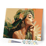 Paint by numbers kit Woman in African Turban Figured'Art