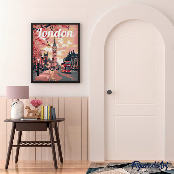 Travel Poster London in Bloom