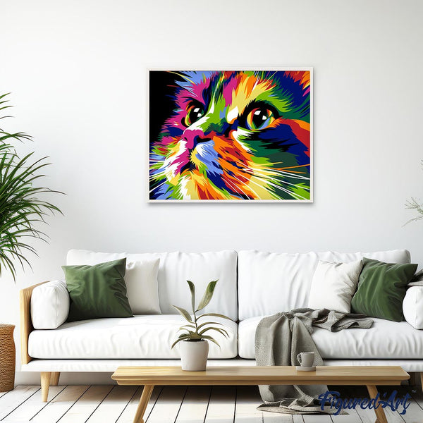 Cute Cat Pop Art