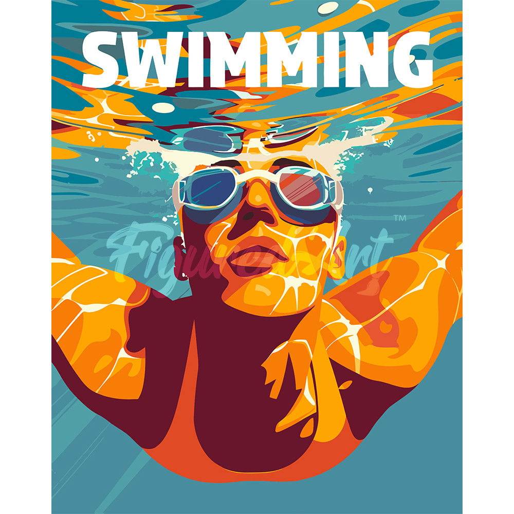 Sport Poster Swimming