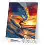 Paint by numbers kit Big Wave Surfing Figured'Art