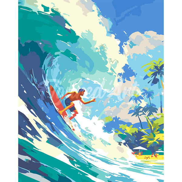 Surfing in Hawaii