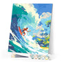 Paint by numbers kit Surfing in Hawaii Figured'Art