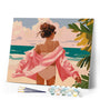 Paint by numbers kit Enjoy the Beach Figured'Art
