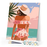 Paint by numbers kit Summer Beauty Figured'Art