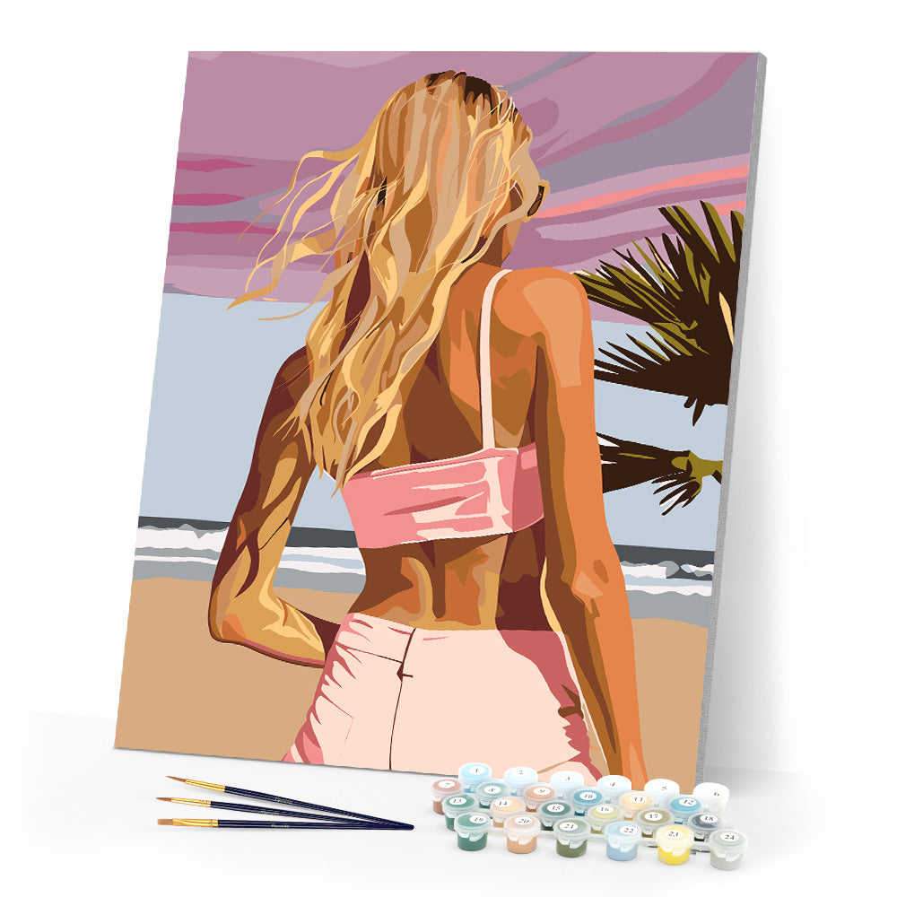 Paint by numbers kit Beauty at Dusk Figured'Art