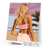 Paint by numbers kit Beauty at Dusk Figured'Art