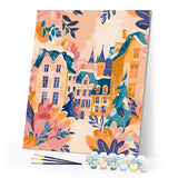 Paint by numbers kit Snowy Village 2 Figured'Art