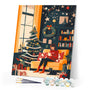Paint by numbers kit Cozy Christmas Evening Figured'Art