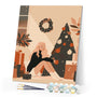 Paint by numbers kit Peaceful Christmas Eve Figured'Art