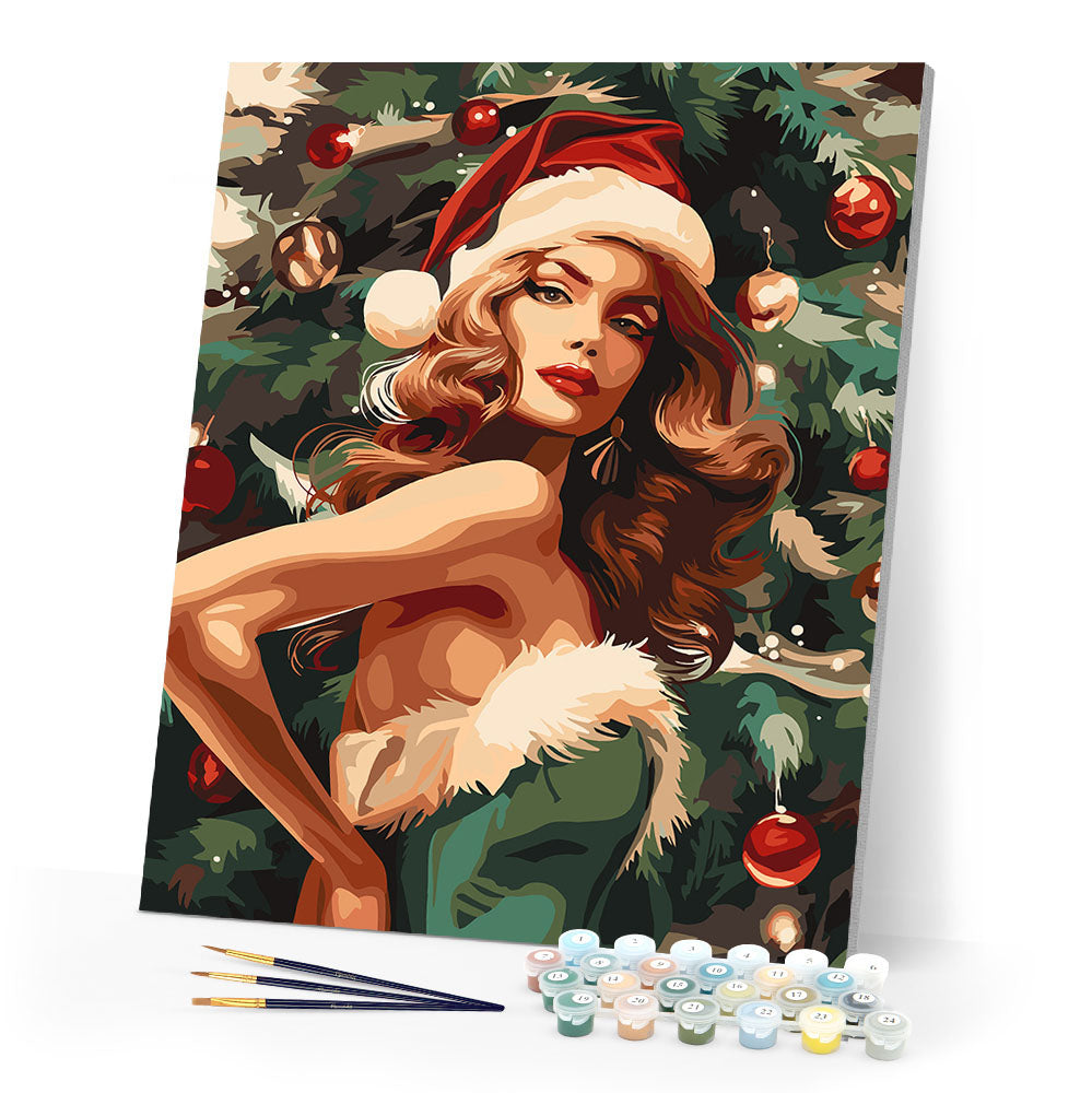 Paint by numbers kit Christmas Beauty Figured'Art