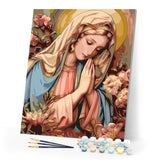 Paint by numbers kit Blessed Virgin Mary Figured'Art