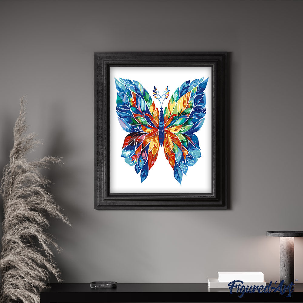 Paint by Numbers for adults - Artistic Butterfly – Figured'Art