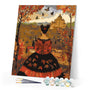 Paint by numbers kit Frida Kahlo-Inspired Fall Lady Figured'Art