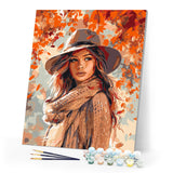 Paint by numbers kit Lady of the Fall Winds Figured'Art