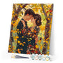 Paint by numbers kit Klimt-Inspired Fall Embrace Figured'Art