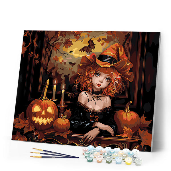 Paint by numbers kit The Gothic Witch Figured'Art