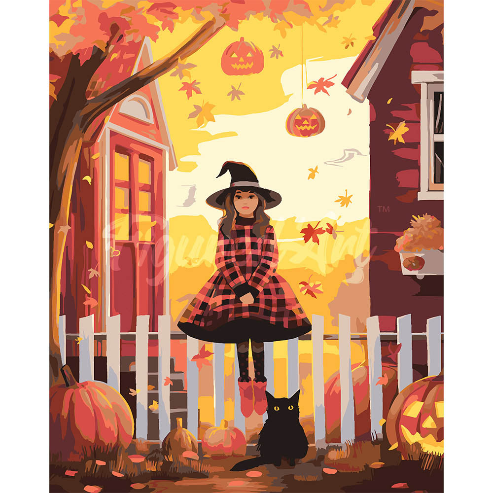 Little Witch and Her Black Cat