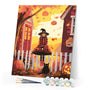 Paint by numbers kit Little Witch and Her Black Cat Figured'Art
