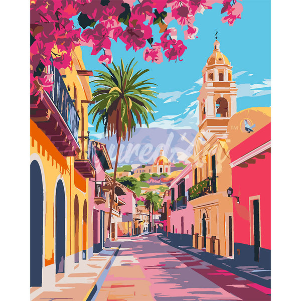 Vibrant Old Town Street