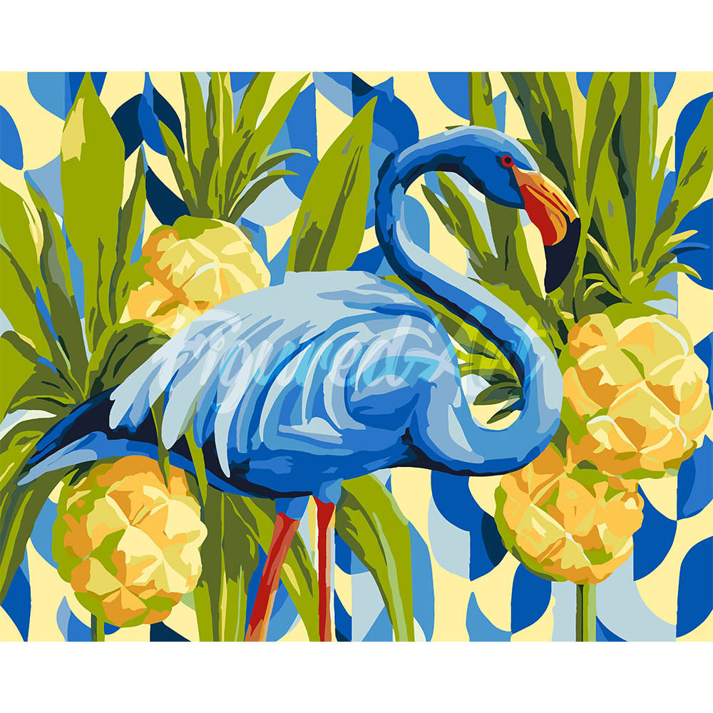 Blue Flamingo