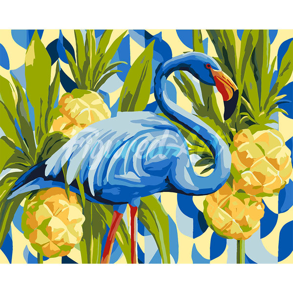 Blue Flamingo