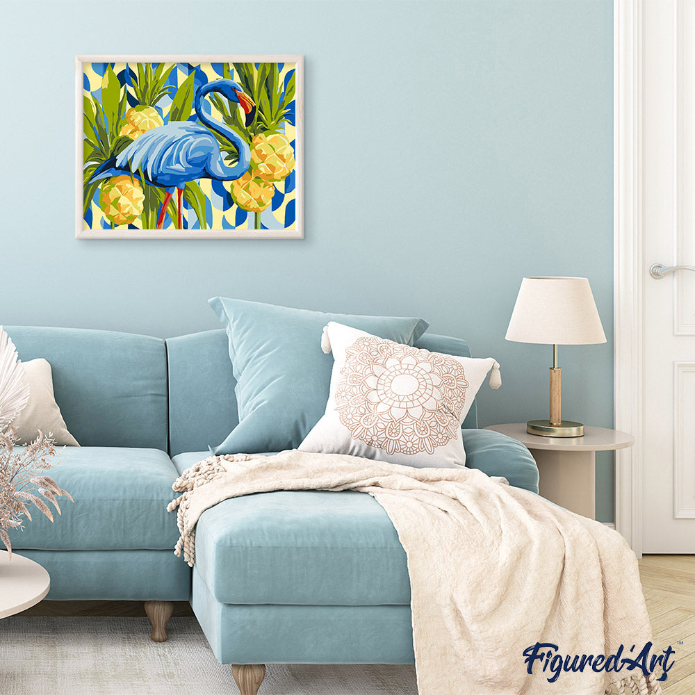 Blue Flamingo