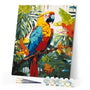 Paint by numbers kit Tropical Macaw Figured'Art