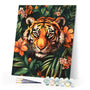 Paint by numbers kit Tropical Tiger Figured'Art