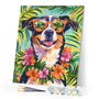 Paint by numbers kit Vacation Dog Figured'Art