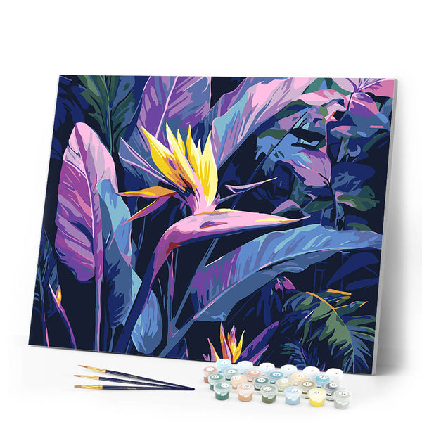 Paint by numbers kit Bird of Paradise Figured'Art