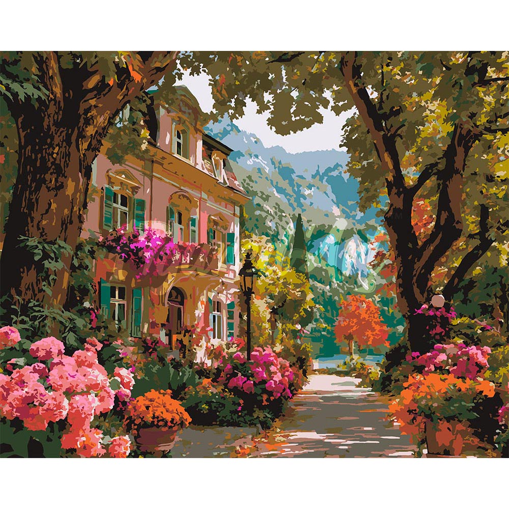 Lakeside Villa in Bloom