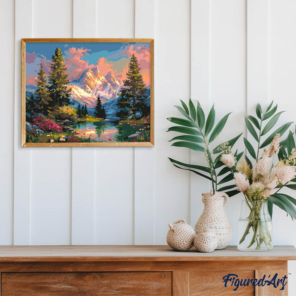 Alpine Sunset Glow